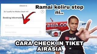 Cara check in flight AirAsia guna apps AirAsia Super Apps