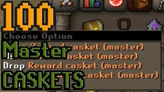 100 MASTER Clue Scroll CASKETS - Loot from | Oldschool Runescape