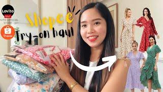 Affordable Shopee Dresses ft. Lovito | Try-on haul