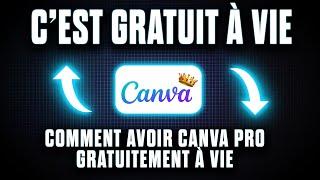 Comment Obtenir Canva Pro Gratuitement à Vie (2024) – Tuto Complet !