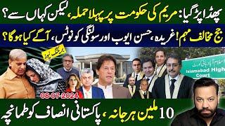 Maryam Nawaz Govt. Big Clash |Islamabad High Court 7 judges|Hassan Ayoob,Gharida faruqi|Tariq Mateen