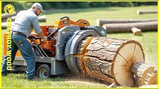 25 Fastest Automatic Firewood Processing Machine | World's Fastest Wood Cutting Chainsaw #7