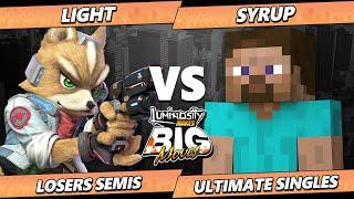 LMBM 2025 LOSERS SEMIS - Light (Fox) Vs. Syrup (Steve) Smash Ultimate - SSBU