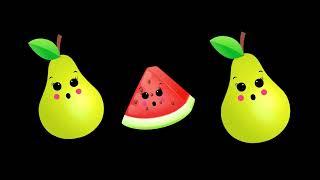 Disco Fruits Party - Kids Dance Animation - Happy Star Dancing