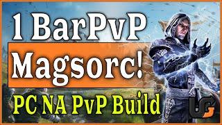 1 bar pvp magicka sorcerer is nuts! ESO magicka sorcerer pvp build High Isle