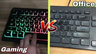 Gaming Keyboard VS Office Keyboard Sound Comparison