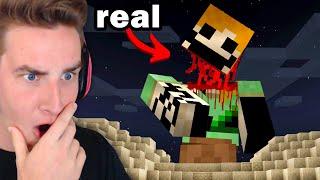 I Scared my Friend with SCARY MYTHS in Minecraft...