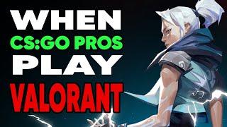 How CS:GO Pros play Valorant | Valorant best moments & twitch Highlights before The First Strike