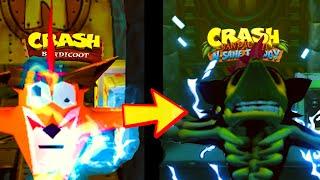 All DEATH ANIMATION Original VS N.Sane Trilogy (CRASH BANDICOOT 1)