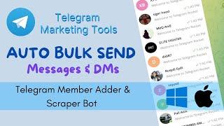 How to Send Bulk Message to Telegram users with Telegram Auto Message Sender 2022 | FREE METHOD