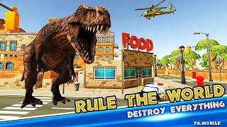 Dino Sim: Dinosaur Simulator City Rampage - Destroy everything!!!