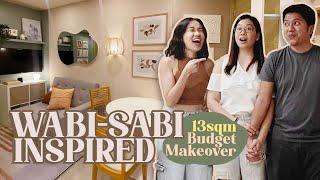 COZY Budget Makeover for a Young Family!‍‍ // 13sqm Wabi-Sabi Condo Transformation️// by Elle Uy