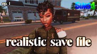 CREATING A REALISTIC SAVE FILE   EP. 1 • THE SIMS 4