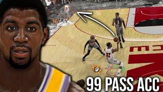 This *NEW* Magic Johnson Build With 99 Pass is GAMEBREAKING on NBA 2K24...