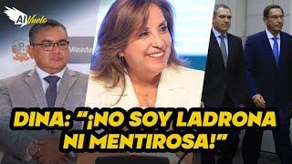 LA MÁS HUMILDE| Dina Boluarte sale "airosa" de la Fiscalia mientras grita que no es ladrona