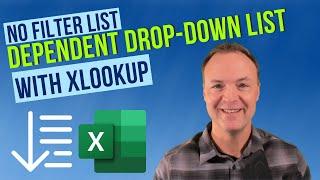 How to use XLOOKUP to Create Dependent Drop-Down Lists in Microsoft Excel