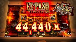  RECORD 44,440X WIN REPLAY  El Paso Gunfight (Nolimit City)