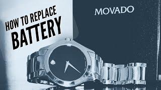 Replacing Battery in a Movado Watch- PLEASE SUBSCRIBE