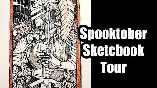 Spooktober 2021 Sketchbook tour!