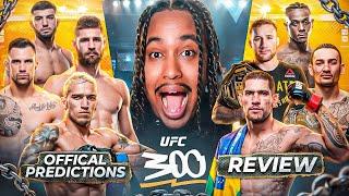 UFC 300 Full Card Official Predictions & Breakdown