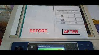 dim printing problem solution xerox 5855/5865/5875/5890 photocopier machine