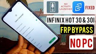 Infinix Hot 30i (X669) Frp Bypass Android 12 | Infinix 30 (X6831) Google Account Remove | Without Pc