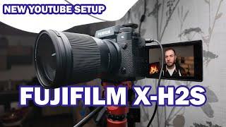 Fujifilm X-H2s - Portable Youtube Setup - Ifootage Anglerfish SL1 60DN