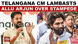 Telangana CM Revanth Reddy Lambasts Allu Arjun Over Deadly Stampede At Pushpa 2 Premiere Show