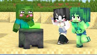 Monster School || Cute Baby ZOMBIE Brewing GIRLFRIEND+ Cute Zombie Girl Mermaid -Minecraft Animation