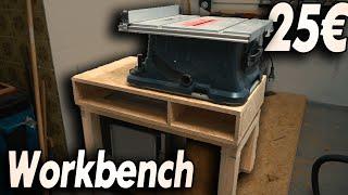 DIY Budget-Friendly Tablesaw Workbench