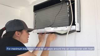 Installing Your A/C for Your CoolBot Walk-in Cooler