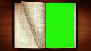book opening green screen || green screen book opening no copyright || book animation green screen