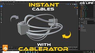 Instant cables with Cablerator | Blender Tutorial