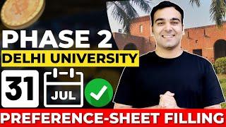 Delhi University Phase 2 | Biggest Update 