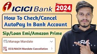 How To Stop Autopay In imobile App | ECS NACH Cancellation Icici Bank | Icici E Mandate Cancel