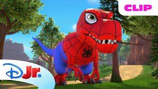 Marvel's Spidey and his Amazing Friends | Dino Gobby! | @disneyjr