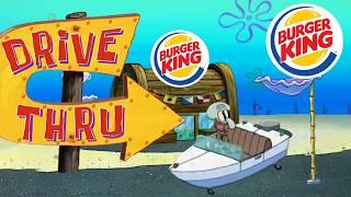 Squidward gets burger king - Ballin’ AI Cover