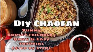 Paano gumawa ng Home made Chaofan or Fried rice | Step by step Easy tutorial #Easycooking