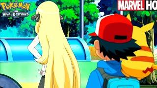 Ash meets Cynthia in Unova Region ! | Pokemon BW Rival Destinies | Pokemon Season 15