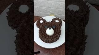 easy teddy bear theme cake decorating ideas #youtubeshorts #shorts #viral #teddy