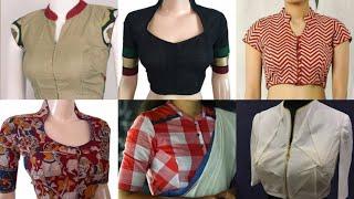 Collar neck blouse designs || collar neck blouse trending