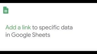 Add a link to specific data in Google Sheets