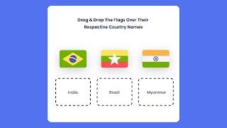 Flags Game With Javascript | HTML, CSS & Javascript Project