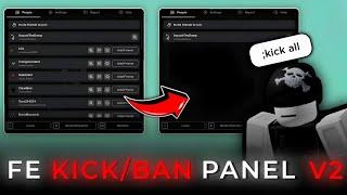 [ OP ] Kick/Ban Panel V2 GUI Script - FE Ban Anyone fr  | Roblox Scripts *2024*