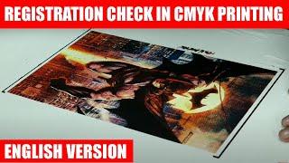 Screen Printing Registration Check In CMYK Printing Method ( English )