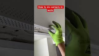 How to do corners of walls