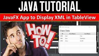 JavaFx App to Display XML Document in TableView