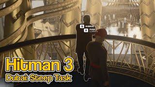 Hitman 3: Dubai - Steep Task (done in 1 minute)