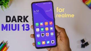 DARK MIUI 13.5 Theme for Realme and Oppo devices 