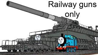 HoI4 railway guns only